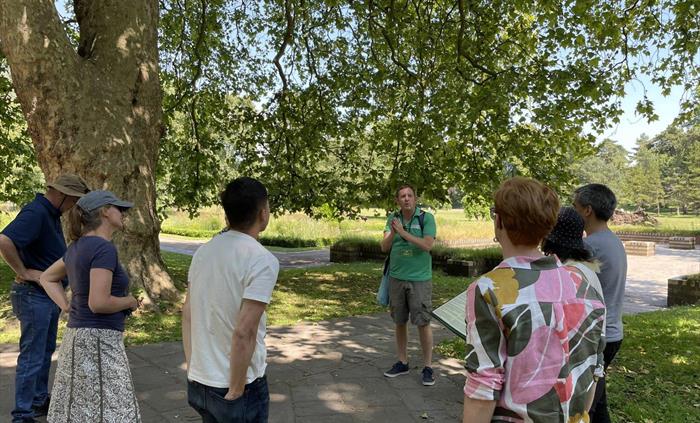Cardiff walking tour in Bute Park